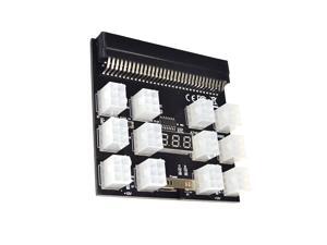 PCI-E 12V 64Pin to 12x 6Pin Breakout Board for HP 1200W 750W PSU GPU Mining PCI-E 12V 64Pin to 12x 6Pin Breakout Board for HP 1200W 750W PSU GPU Mining