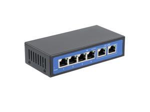 802.3at Power Over 6 Port Ethernet Hub Adapter with 4 PoE Ports 60W for PC 802.3at Power Over 6 Port Ethernet Hub Adapter with 4 PoE Ports 60W for PC