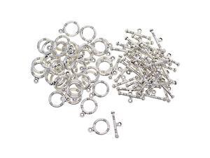 50 Sets Tibetan Silver OT Toggle Clasps Jewelry making clasp DIY Findings 50 Sets Tibetan Silver OT Toggle Clasps Jewelry making clasp DIY Findings