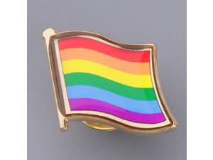 Rainbow Flag Pin Badge Retro Jacket Lapel Gay Pride LGBT Rainbow Flag Pin Badge Retro Jacket Lapel Gay Pride LGBT