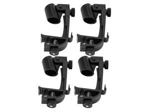4Pcs Anti Shake Adjustable Height Clip-on Drum Mount Microphone Clamp Holder 4Pcs Anti Shake Adjustable Height Clip-on Drum Mount Microphone Clamp Holder
