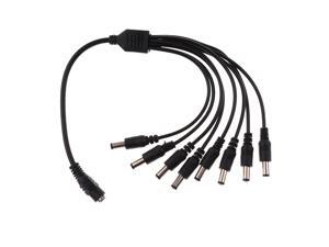8 Port Splitter Cable CCTV Security Camera DC 12V Power Supply Adapter Cable 8 Port Splitter Cable CCTV Security Camera DC 12V Power Supply Adapter Cable