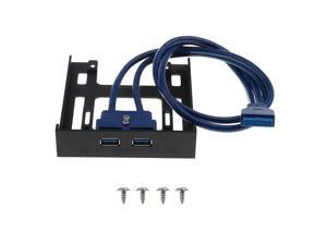 USB 3.0 Front Panel 3.5inch 2-Port Hub to 20pin Connector Floppy Drive Bay USB 3.0 Front Panel 3.5inch 2-Port Hub to 20pin Connector Floppy Drive Bay