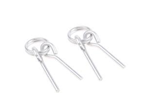 2Pcs Awning Tent Poles Rings with 2 Pins for Outdoor Camping Hiking Travel 2Pcs Awning Tent Poles Rings with 2 Pins for Outdoor Camping Hiking Travel