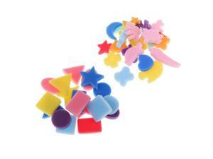 42 Pieces Multi Shapes Kids Sponge Painting Shapes Stamp Foam Sponge Brushes 42 Pieces Multi Shapes Kids Sponge Painting Shapes Stamp Foam Sponge Brushes