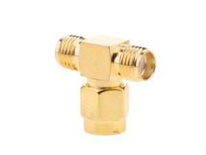RP SMA Male to 2 RP SMA Female Triple T RF Adapter Connector 3 Way Splitter RP SMA Male to 2 RP SMA Female Triple T RF Adapter Connector 3 Way Splitter