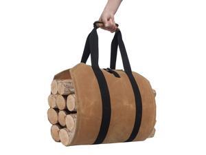 Canvas Waterproof Wood Bag Handbag Heavy Duty Log Carrier Stove Accessories Canvas Waterproof Wood Bag Handbag Heavy Duty Log Carrier Stove Accessories