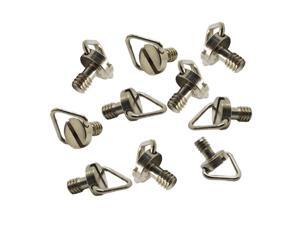 10 Pack 1/4" Camera Screws with Triangle Lanyard Hole Tripod Monopod Mount 10 Pack 1/4" Camera Screws with Triangle Lanyard Hole Tripod Monopod Mount