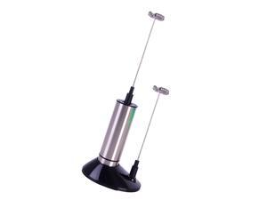 Two Spring Whisk Electric Milk Frother Mixer Hand Milk Foamer with Stand Two Spring Whisk Electric Milk Frother Mixer Hand Milk Foamer with Stand