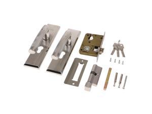 Full Set Privacy Door Security Stainless Steel Mortise Lever Handle Lock Full Set Privacy Door Security Stainless Steel Mortise Lever Handle Lock