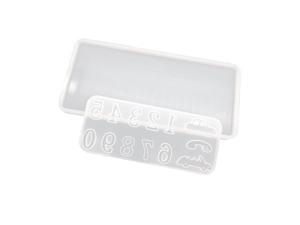 2 Pieces Silicone Mold DIY Craft Car Plate Number Jewelry Making Resin Mould 2 Pieces Silicone Mold DIY Craft Car Plate Number Jewelry Making Resin Mould