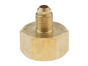 Brass W21 to 1/4 SAE Air Conditioner Adapter Vacuum Pump Adapter Fitting Brass W21 to 1/4 SAE Air Conditioner Adapter Vacuum Pump Adapter Fitting
