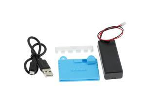 For BBC Micro Bit Essentials Kit Silicone Case + Power Supply + Cable Blue For BBC Micro Bit Essentials Kit Silicone Case + Power Supply + Cable Blue