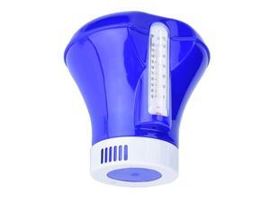 8 Inch Floating Chlorine Dispenser with Thermometer Spa Tub Swimming Pool 8 Inch Floating Chlorine Dispenser with Thermometer Spa Tub Swimming Pool