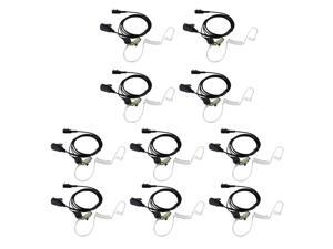 10Pieces 2 Pin PTT Covert Acoustic Tube Earpiece for 2 Way Radio 10Pieces 2 Pin PTT Covert Acoustic Tube Earpiece for 2 Way Radio