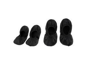 2 Pairs Bowling Shoe Covers Shield Protector for Gym Home Household Office 2 Pairs Bowling Shoe Covers Shield Protector for Gym Home Household Office
