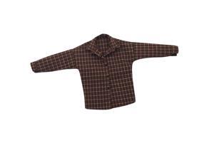 1/6 Scale Male Plaid Shirt Clothes Clothing for 12" Action Figure Brown 1/6 Scale Male Plaid Shirt Clothes Clothing for 12" Action Figure Brown