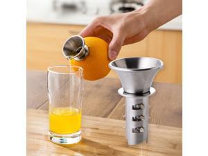 2pcs Manual Small Stainless Steel Citrus Lemon Orange drill Squeezer Juicer 2pcs Manual Small Stainless Steel Citrus Lemon Orange drill Squeezer Juicer