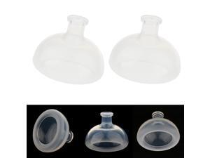 2x Food Grade Silicone Gel Pressure Drum Massage Sputum Cup Elderly Patients 2x Food Grade Silicone Gel Pressure Drum Massage Sputum Cup Elderly Patients