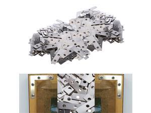 200 Pieces Metal L Shape Corner Brace Plate Flat Angle Bracket Picture Frame 200 Pieces Metal L Shape Corner Brace Plate Flat Angle Bracket Picture Frame