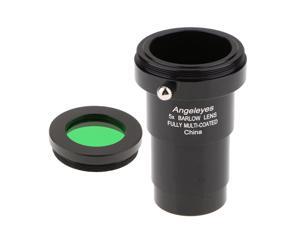 Telescope Eyepiece Barlow Lens 5X for Astronomical Photography with Filter Telescope Eyepiece Barlow Lens 5X for Astronomical Photography with Filter