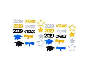 2 Bags 2019 Graduation Confetti, Graduation Party Supplies, 100 Grams 2 Bags 2019 Graduation Confetti, Graduation Party Supplies, 100 Grams
