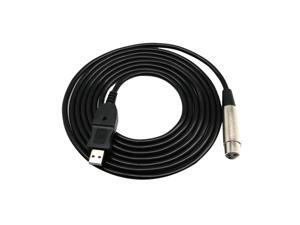 XLR to USB Audio Cable Instrument Microphone to USB Interface Converter XLR to USB Audio Cable Instrument Microphone to USB Interface Converter