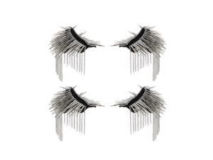 2 Pair Unisex Rivet Brooch Spike Tassel Epaulet Shoulder Board Mark Silver 2 Pair Unisex Rivet Brooch Spike Tassel Epaulet Shoulder Board Mark Silver