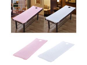 2pcs SPA Beauty Massage Treatment Bed Cover Mattresses 185x70cm White/ Pink 2pcs SPA Beauty Massage Treatment Bed Cover Mattresses 185x70cm White/ Pink