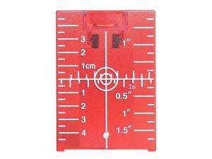 Magnetic Floor Laser Target Plate Card with Stand for Beam Application Red Magnetic Floor Laser Target Plate Card with Stand for Beam Application Red