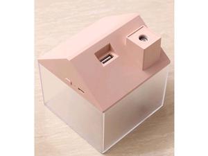 3-in-1 USB House Humidifier with Minifan & Colorful Night Light Pink 3-in-1 USB House Humidifier with Minifan & Colorful Night Light Pink
