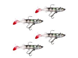 4Pcs Soft Lead Fishing Lures Sinking Swimbaits T Tail Casting Lures 8cm 016 4Pcs Soft Lead Fishing Lures Sinking Swimbaits T Tail Casting Lures 8cm 016