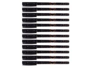 12 Pieces Black Ink Fine Point 0.5mm Gel Pen Gel Ink Pens Stationery #1 12 Pieces Black Ink Fine Point 0.5mm Gel Pen Gel Ink Pens Stationery #1