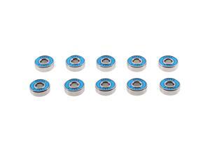 10 Pieces ABEC-9 608RS Roller Skate Wheel Bearings Seal Ball Bearings Blue 10 Pieces ABEC-9 608RS Roller Skate Wheel Bearings Seal Ball Bearings Blue
