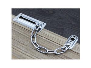 Stainless Steel Door Chain Guard Lock Slide Bolt for Home Security Silver Stainless Steel Door Chain Guard Lock Slide Bolt for Home Security Silver