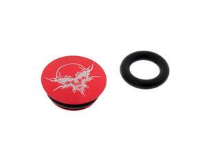 Alloy Bike Crank Cap Bicycle Cranksets Cover Fixing Bolt Dustproof red Alloy Bike Crank Cap Bicycle Cranksets Cover Fixing Bolt Dustproof red