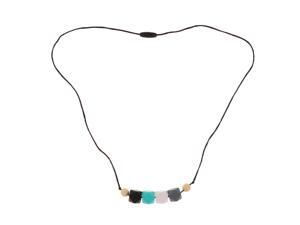 Cute Baby Silicone Nursing Teething Chewable Green Teething Necklace Toy 1 Cute Baby Silicone Nursing Teething Chewable Green Teething Necklace Toy 1