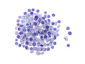 28g 5 styles Millefiori Glass beads crafts findings for art DIY white blue 28g 5 styles Millefiori Glass beads crafts findings for art DIY white blue