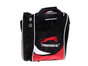 Waterproof Bowling Ball Carrier Bag Single Ball Tote Bag Pocket Balck+Red Waterproof Bowling Ball Carrier Bag Single Ball Tote Bag Pocket Balck+Red
