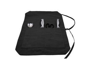 Professional Chefs Canvas Knife Wallet Carry Case Roll 5 Compartment Black Professional Chefs Canvas Knife Wallet Carry Case Roll 5 Compartment Black