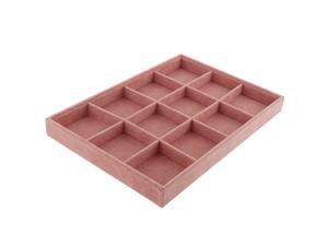 Ring Earrings Necklace Jewelry Display Organizer Box Tray Showcase Holder 4 Ring Earrings Necklace Jewelry Display Organizer Box Tray Showcase Holder 4