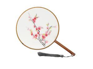 Fan Style Embroidery Starter Kit Cross Stitch Kit for Beginner Peach Blossom Fan Style Embroidery Starter Kit Cross Stitch Kit for Beginner Peach Blossom