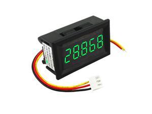 DC 3.5-30V Mini 5 Digit Digital LED Voltmeter Volt Meter Panel Car Green DC 3.5-30V Mini 5 Digit Digital LED Voltmeter Volt Meter Panel Car Green