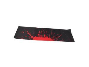 Skateboard Deck Sandpaper Grip Tape Griptape Sheet 84 x 23cm Black and red Skateboard Deck Sandpaper Grip Tape Griptape Sheet 84 x 23cm Black and red