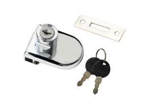Heavy Duty Display Cabinet Showcase Lock Glass Door Lock 54x38mm B Heavy Duty Display Cabinet Showcase Lock Glass Door Lock 54x38mm B