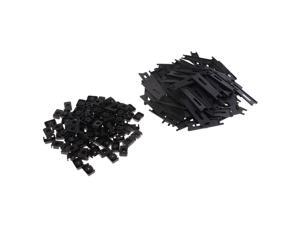 100pcs Frame Stands Frame Rack Supporter Picture Back Holder Black 92x22mm 100pcs Frame Stands Frame Rack Supporter Picture Back Holder Black 92x22mm