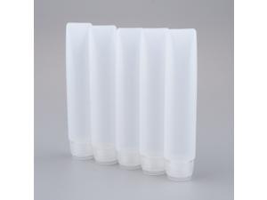 5x Empty Refillable Bottles Squeeze Tubes for Travel Lotions Wash Shampoo 50g 5x Empty Refillable Bottles Squeeze Tubes for Travel Lotions Wash Shampoo 50g
