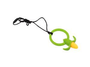 Food Grade Silicone Teething Teether Chew Toy Baby Bracelet Green Yellow Food Grade Silicone Teething Teether Chew Toy Baby Bracelet Green Yellow
