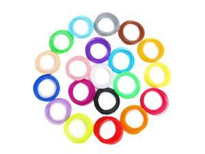 3D Printer Filament PLA 1.75mm For Printers and Print Pens 20Colors 5m 3D Printer Filament PLA 1.75mm For Printers and Print Pens 20Colors 5m