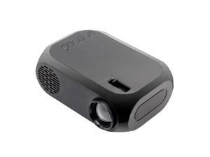 Projector For Smart Phone Projector With HDMI USB AV Home Theater black